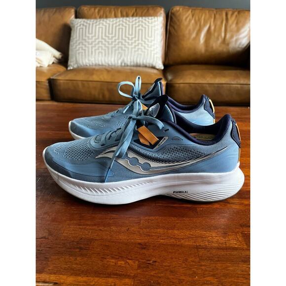 Saucony Guide 15 Low Top Running Sneakers Jacklope, Denim/Aqua Women's Size 9.5 - Picture 3 of 8